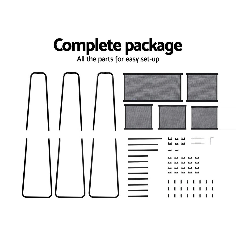 Artiss Metal Clothes Rack 101cm x 39.5cm x 151cm - Sturdy, Space-Saving Design - SuperSaverAU - view 8