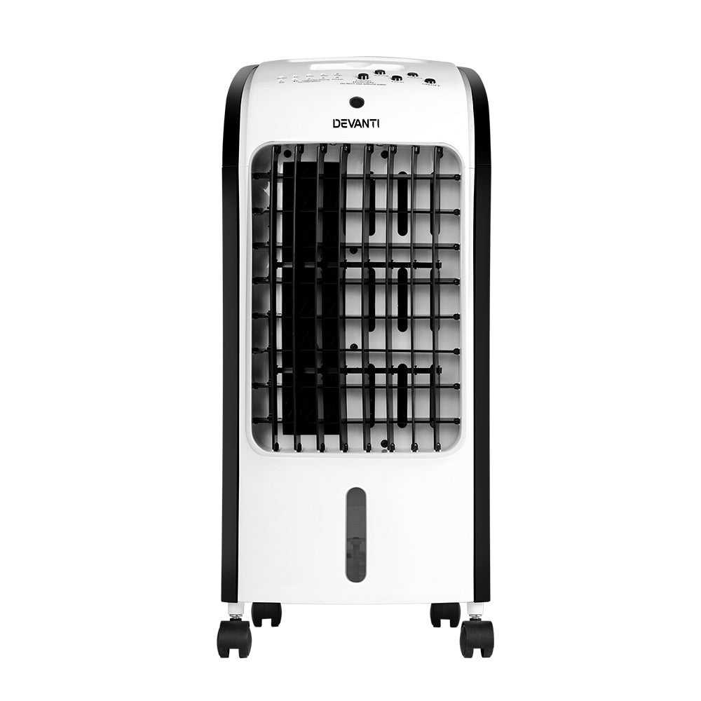 Devanti 4L Evaporative Air Cooler Humidifier with Remote Control and Ioniser - SuperSaverAU - view 3