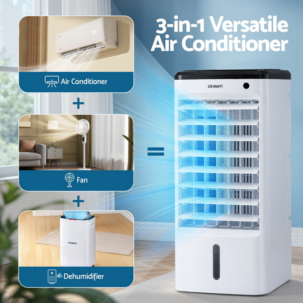 Devanti Evaporative Air Cooler with Remote 4L Capacity - SuperSaverAU - view 4