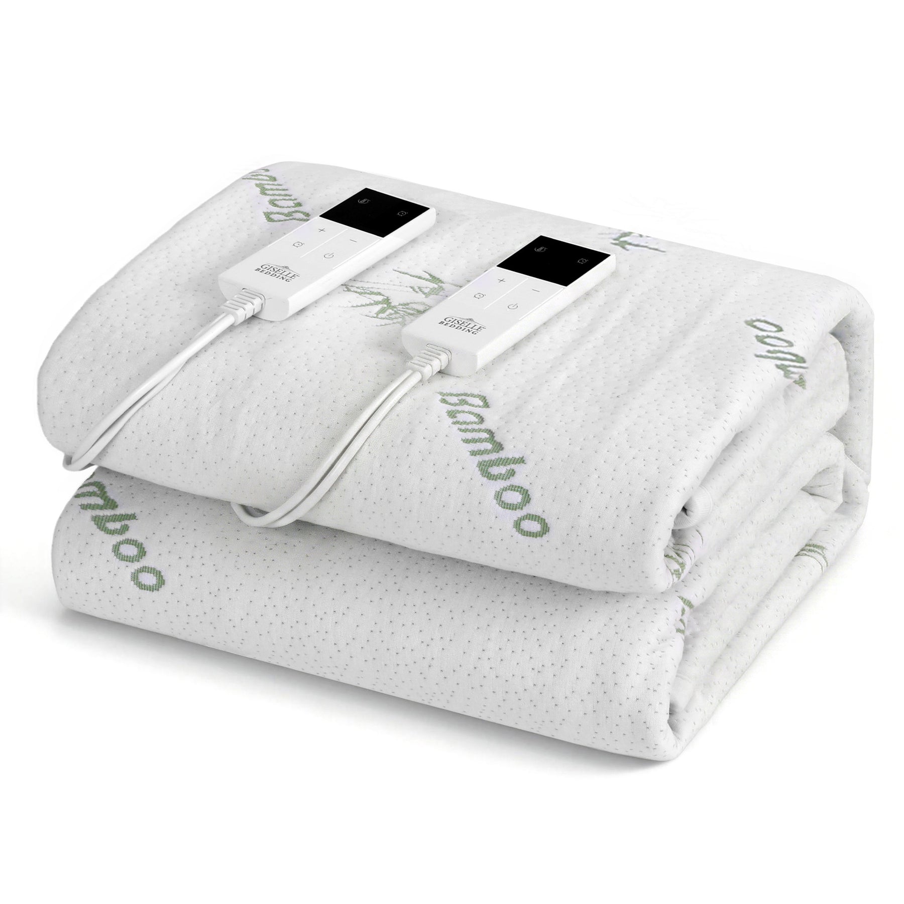 Giselle Bedding Bamboo Electric Blanket – Double, 9 Heat Settings