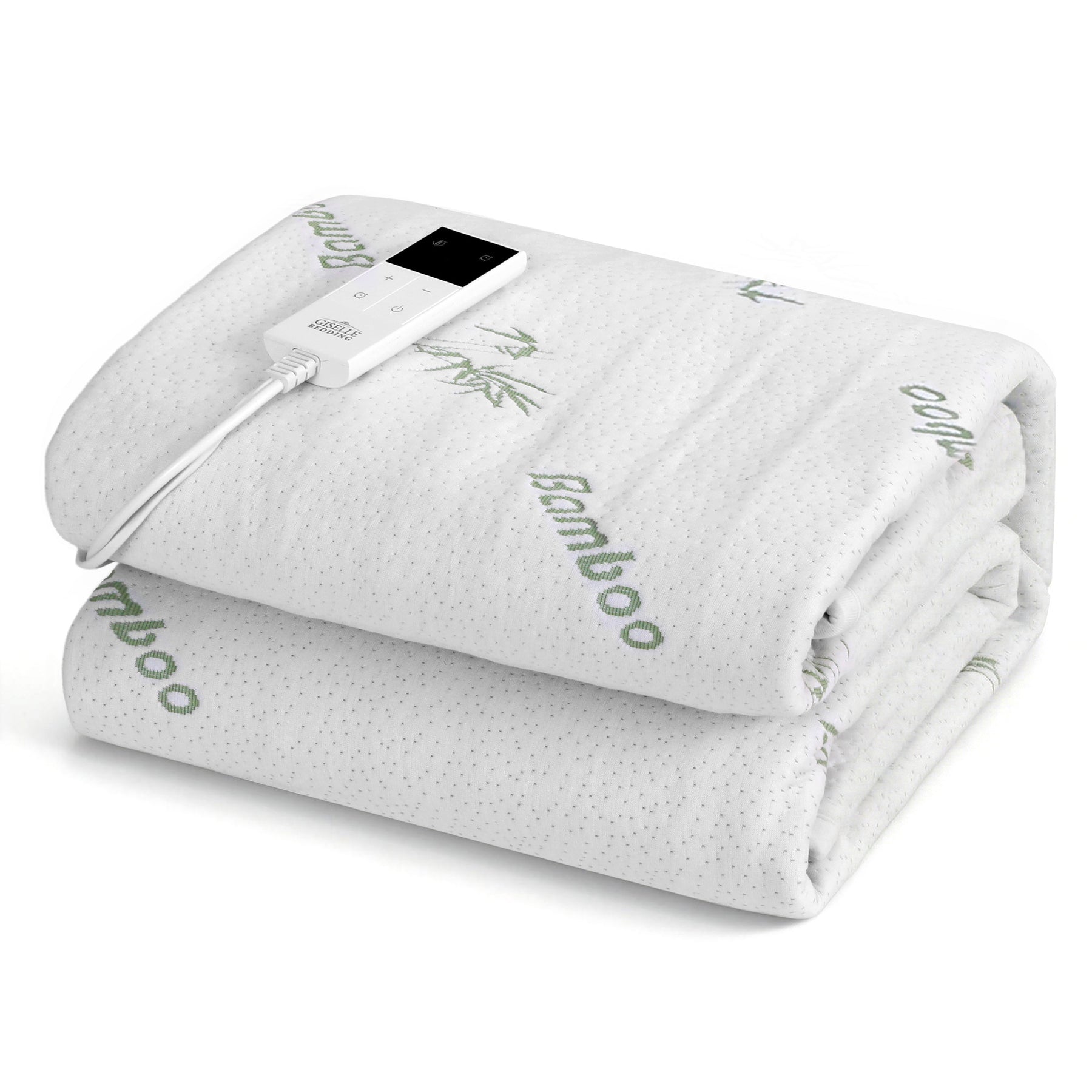 Giselle Bedding Bamboo Electric Blanket – Single, 9 Heat Settings