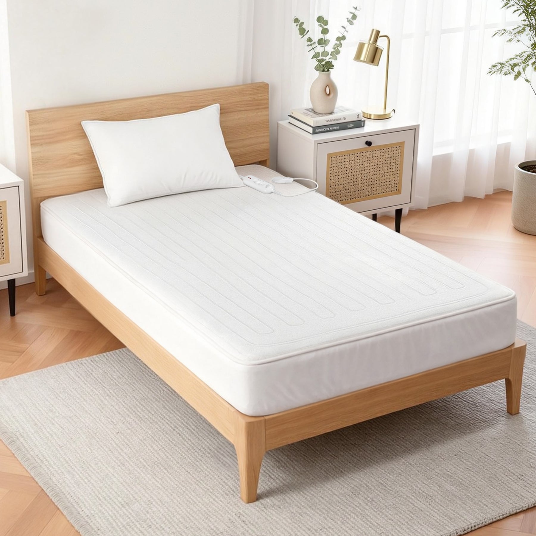 Giselle Bedding Fully Fitted Electric Blanket – King Single, 3 Heat Settings
