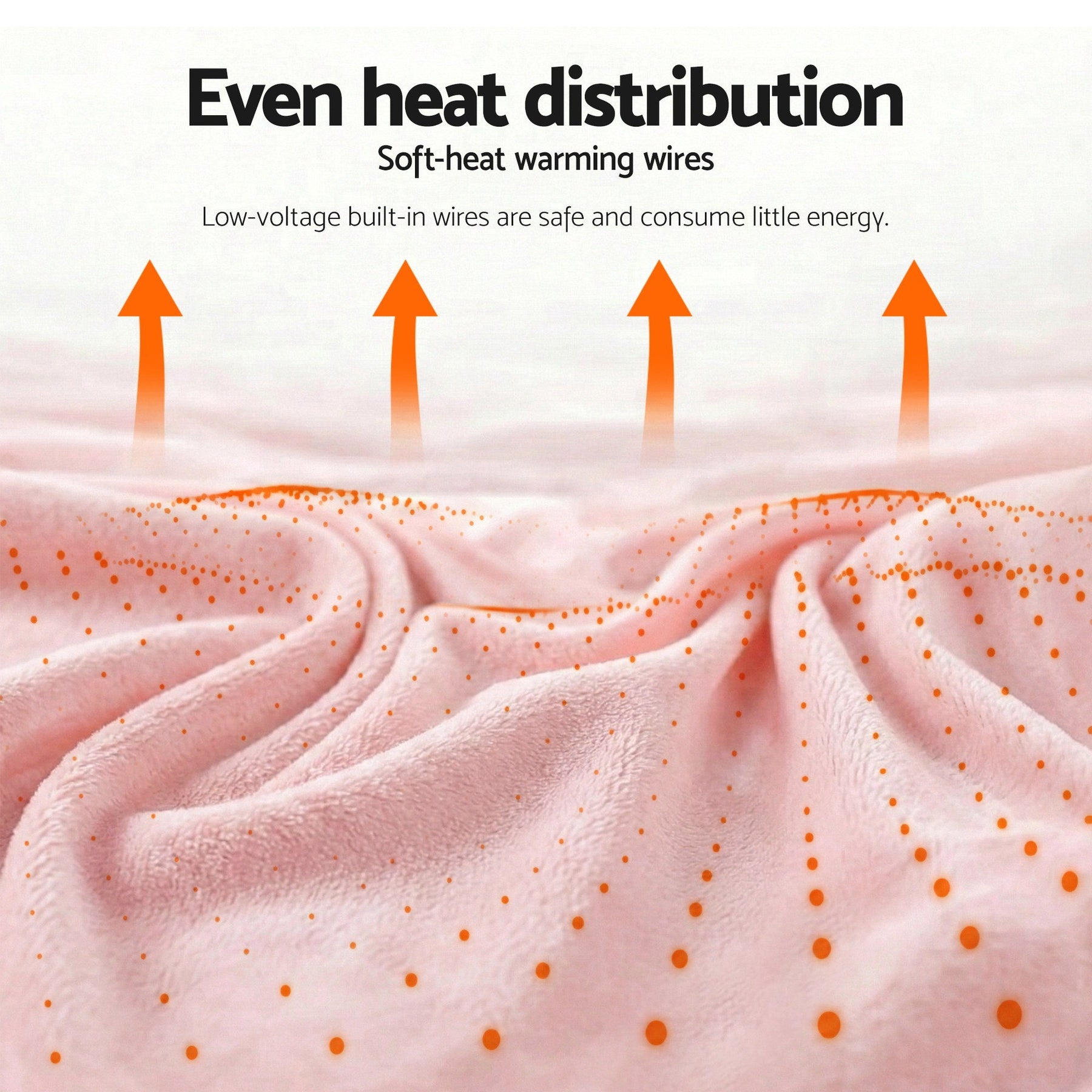 Giselle Bedding Electric Throw Rug – Pink 160 x 130cm, 9 Heat Settings