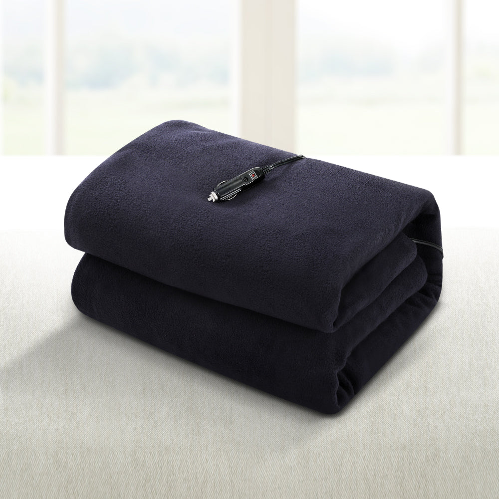 Giselle Bedding Electric Car Blanket 150cm x 110cm, 12V DC, Overheat Protection - SuperSaverAU - view 6