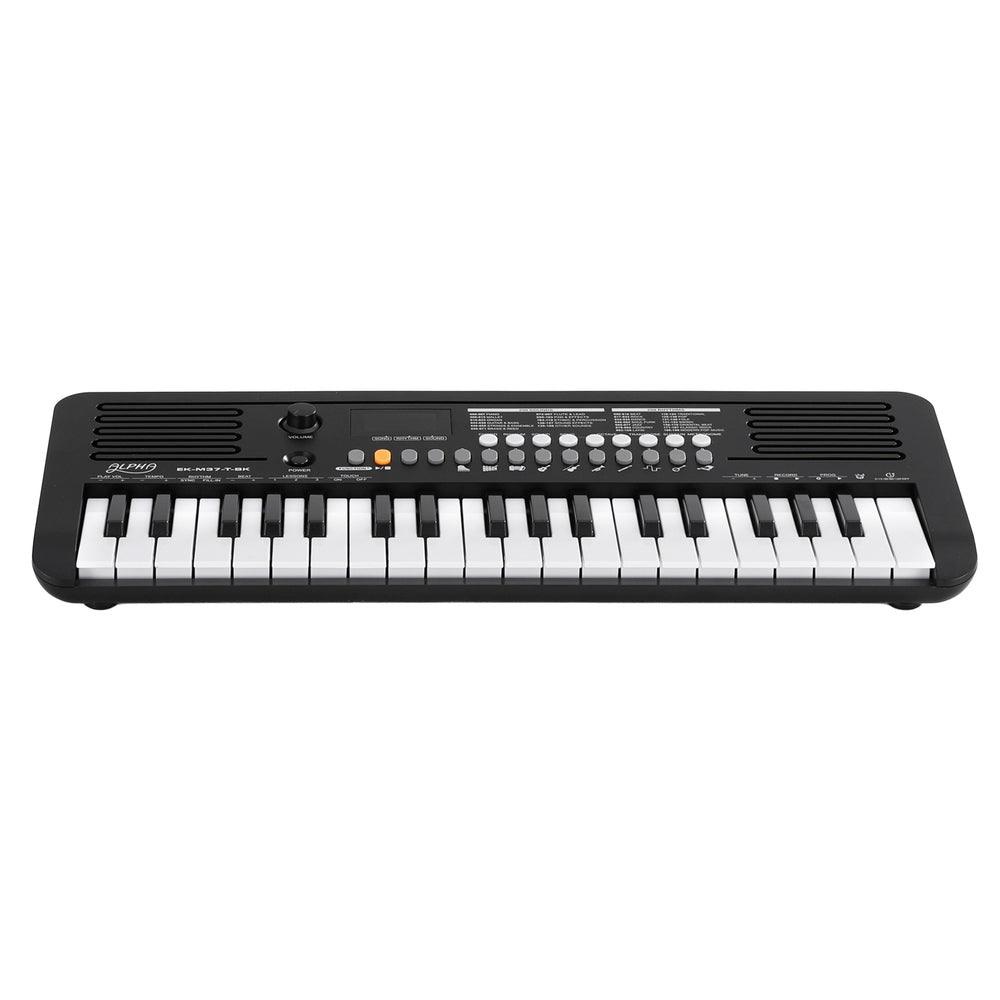 Alpha 37-Key Digital Piano Keyboard, Touch Function, 255 Tones, Black - SuperSaverAU - view 3