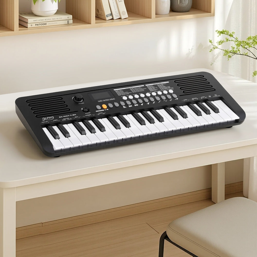 Alpha 37-Key Digital Piano Keyboard, Touch Function, 255 Tones, Black - SuperSaverAU - view 7