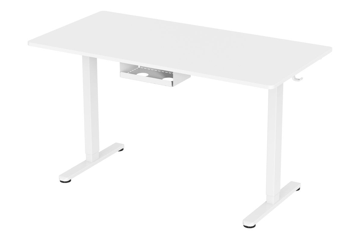 Ergolux Electric Dual Motor Standing Desk 140 x 70cm (White)