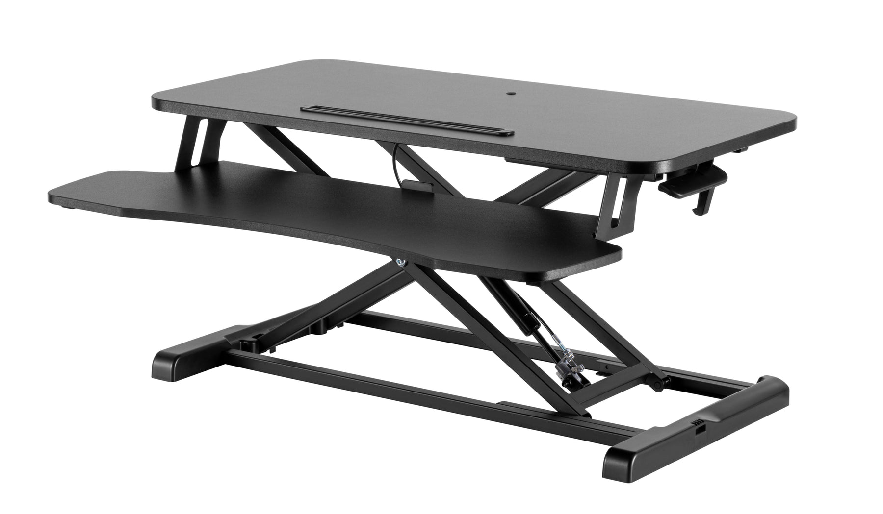 Ergolux Pro Height Adjustable Sit Stand Desk Riser 80cm (Black)