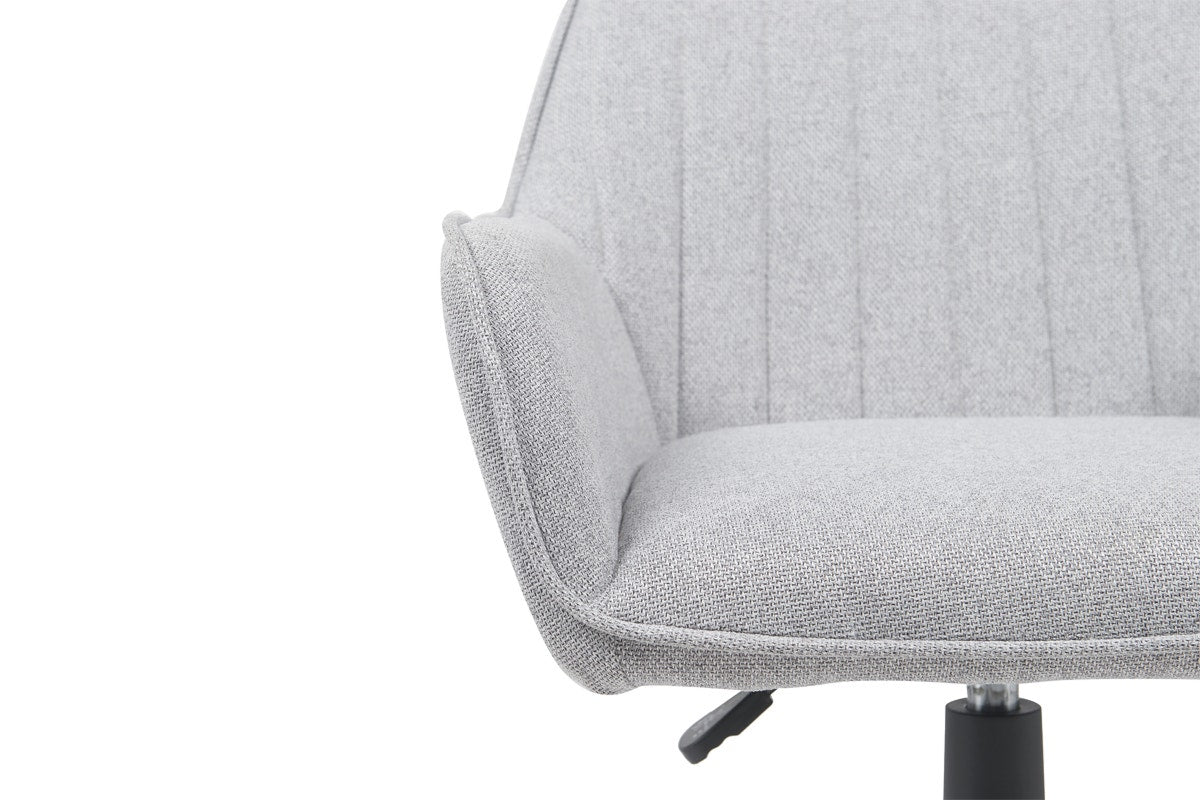 Ovela Milly Fabric Office Chair (Grey/Black)