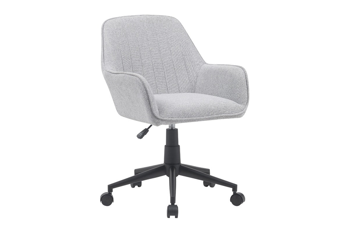 Ovela Milly Fabric Office Chair (Grey/Black)