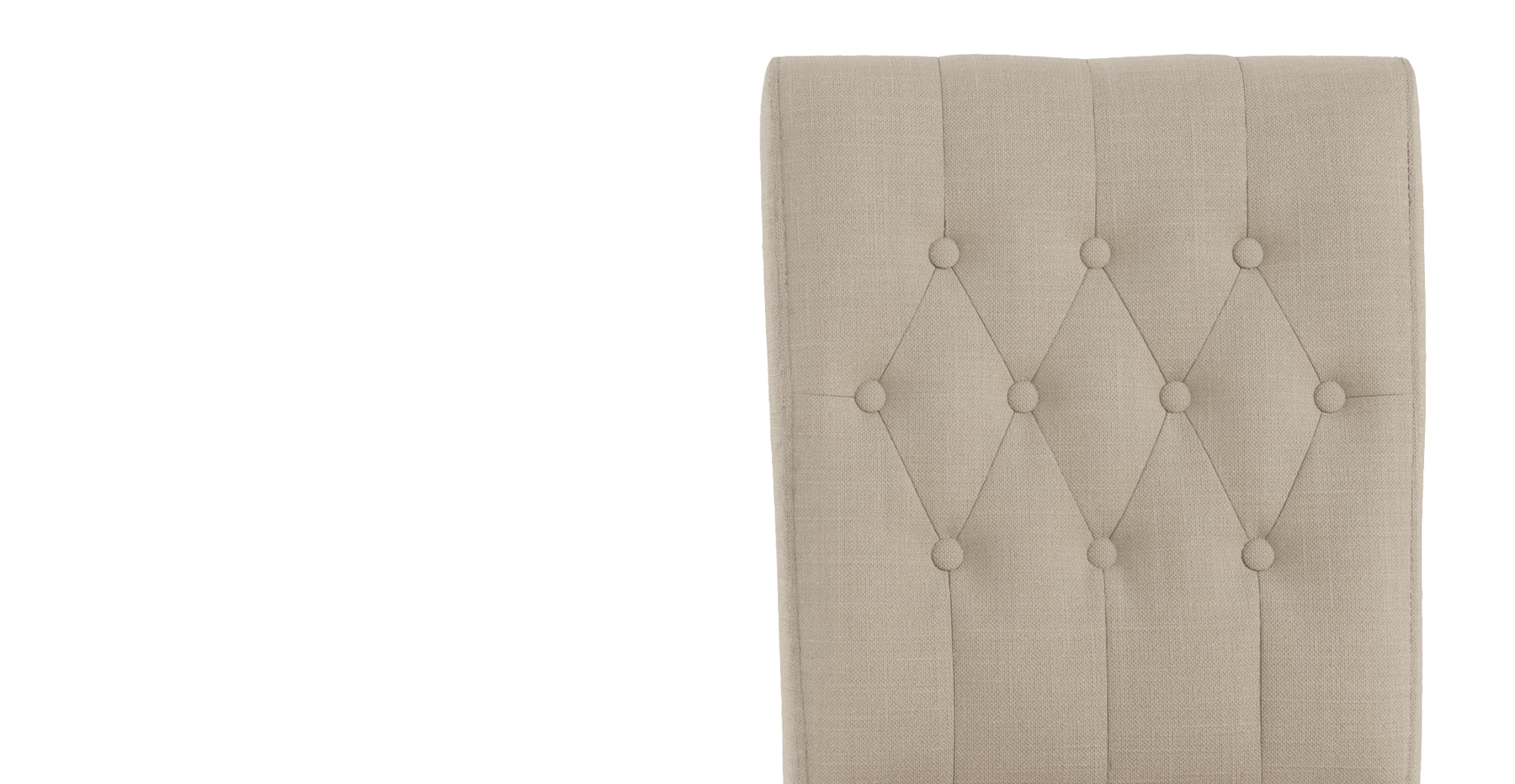 Set of 2 Brosa Espen Dining Chairs (French Beige/Wire Brushed)