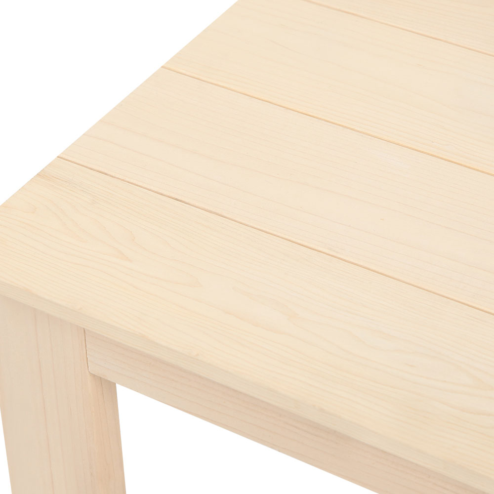 Gardeon Coffee Side Table Wooden Desk Outdoor Furniture Camping Garden Natural - SuperSaverAU - view 5