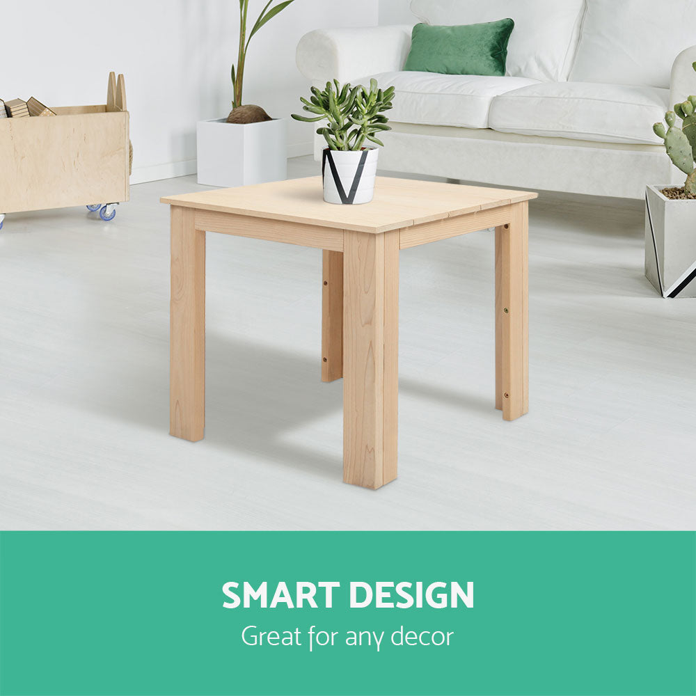 Gardeon Coffee Side Table Wooden Desk Outdoor Furniture Camping Garden Natural - SuperSaverAU - view 7