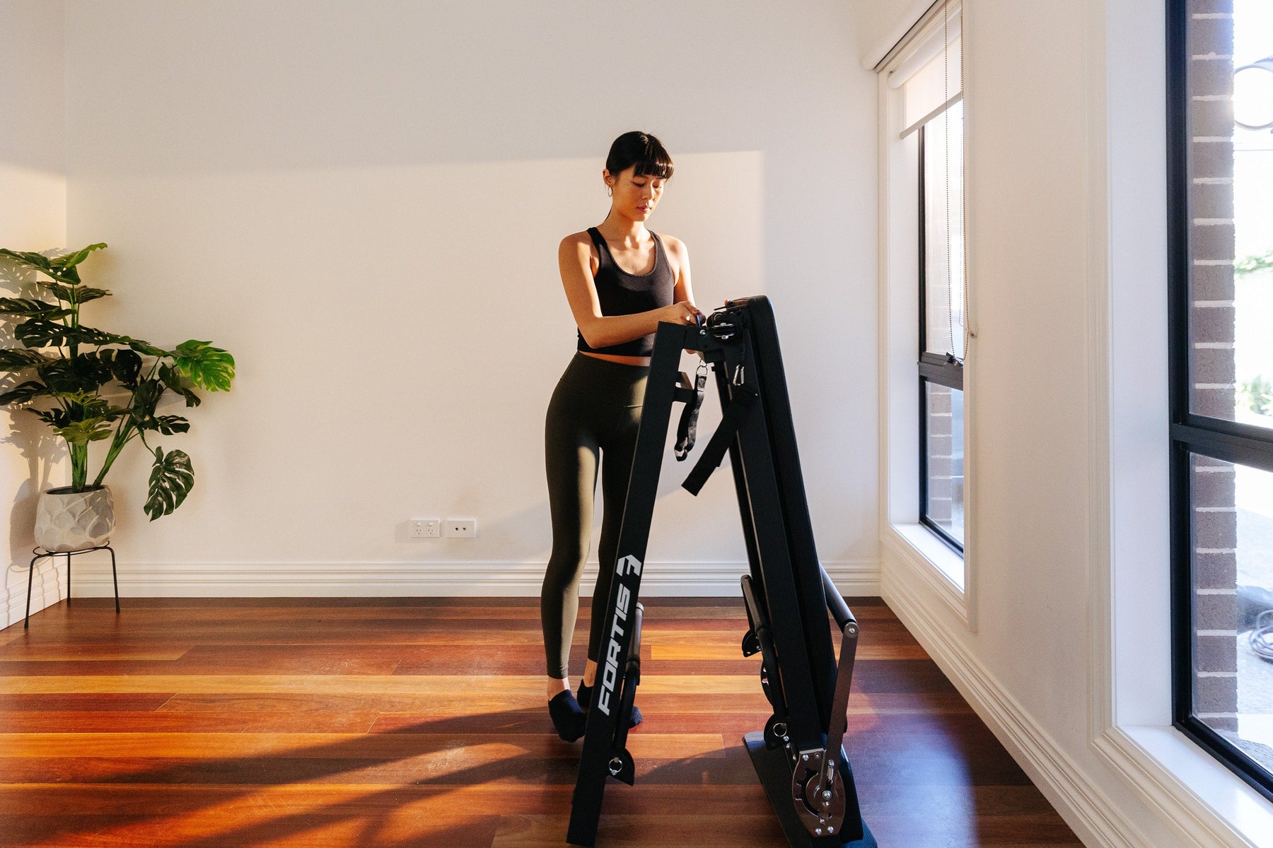Fortis Foldable Pilates Reformer Machine
