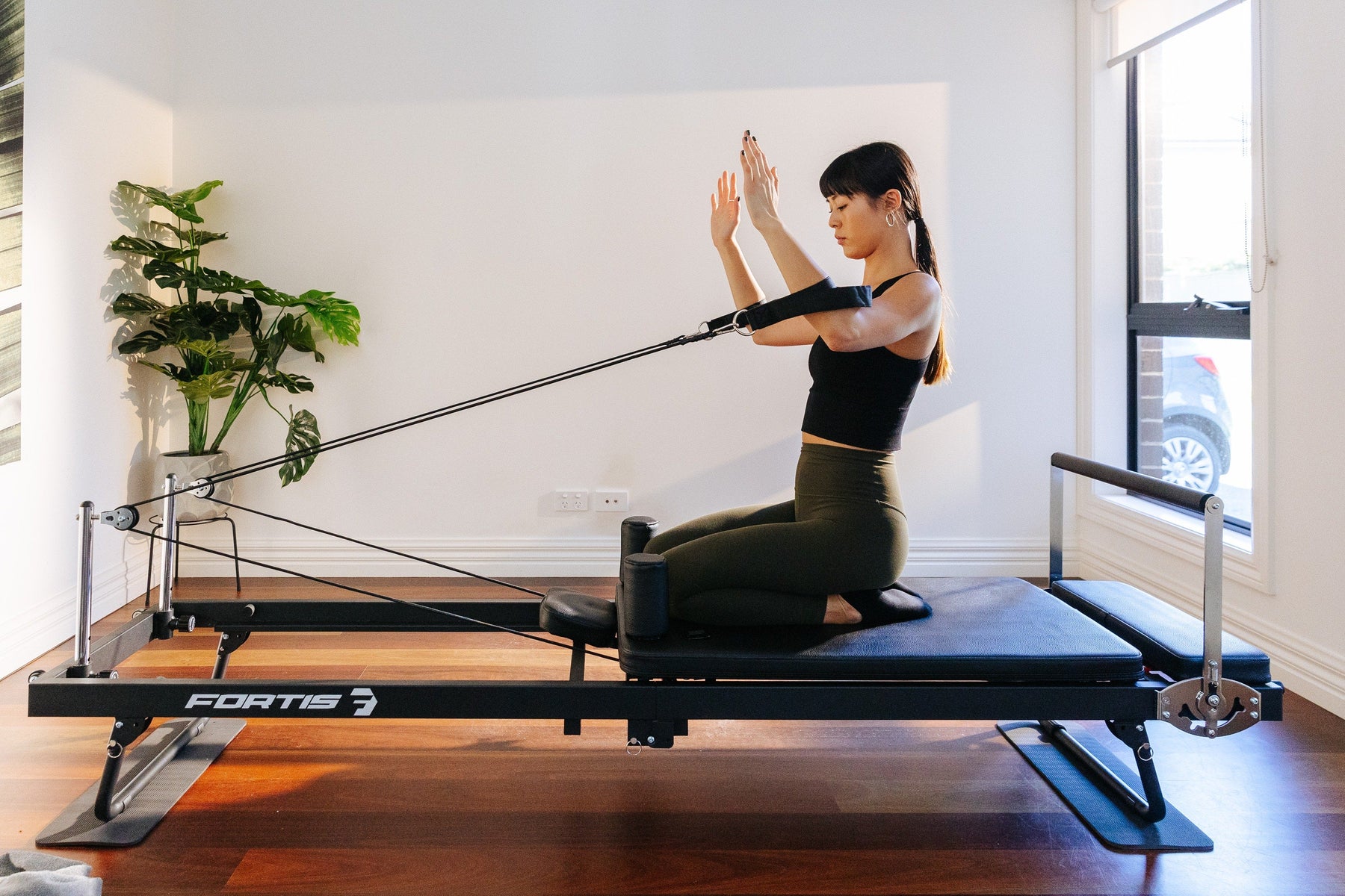 Fortis Foldable Pilates Reformer Machine