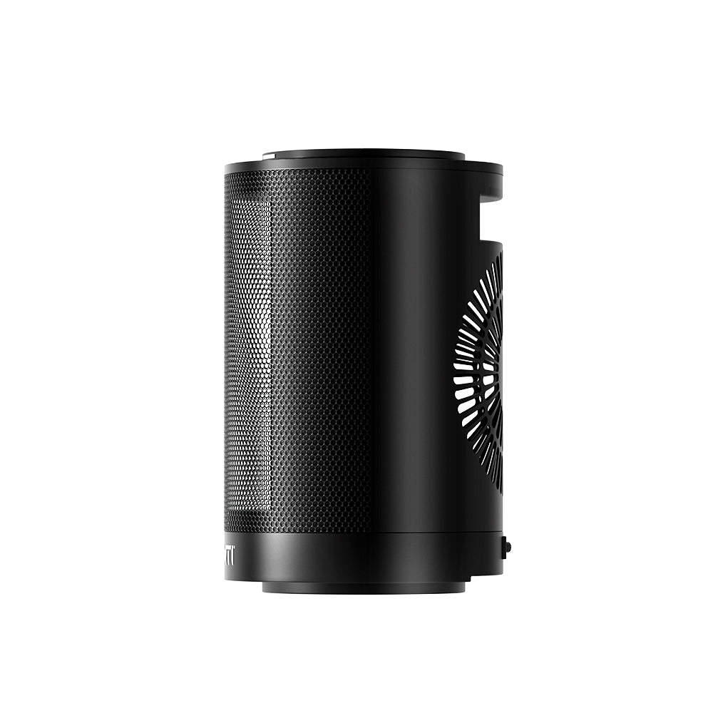 Devanti 1200W Ceramic Fan Heater with Oscillation - Black