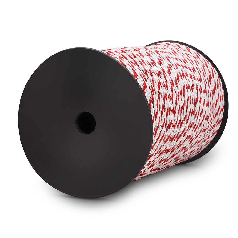 Giantz Electric Fence Poly Rope with Stainless Steel Strands - 500m