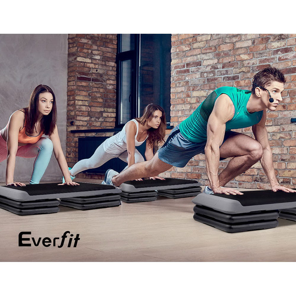 Everfit 2X Aerobic Step Riser Exercise Stepper Block Gym Home Fitness - SuperSaverAU - view 6