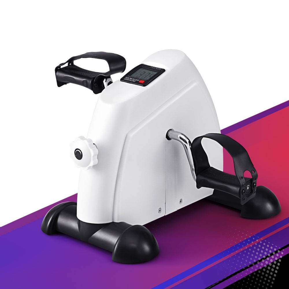 Everfit Pedal Exerciser Mini Exercise Bike Cross Trainer Under Desk Bike White - SuperSaverAU - view 7