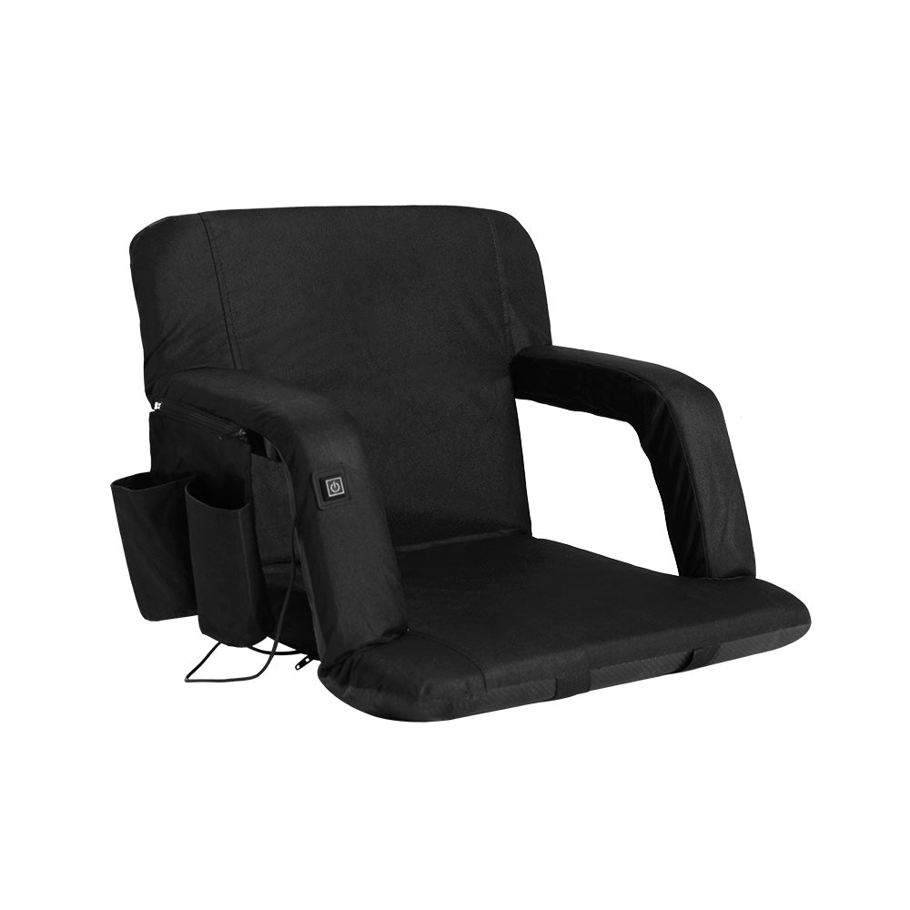 Artiss Heated Floor Lounger - Adjustable Recliner Sofa Bed - SuperSaverAU - view 7