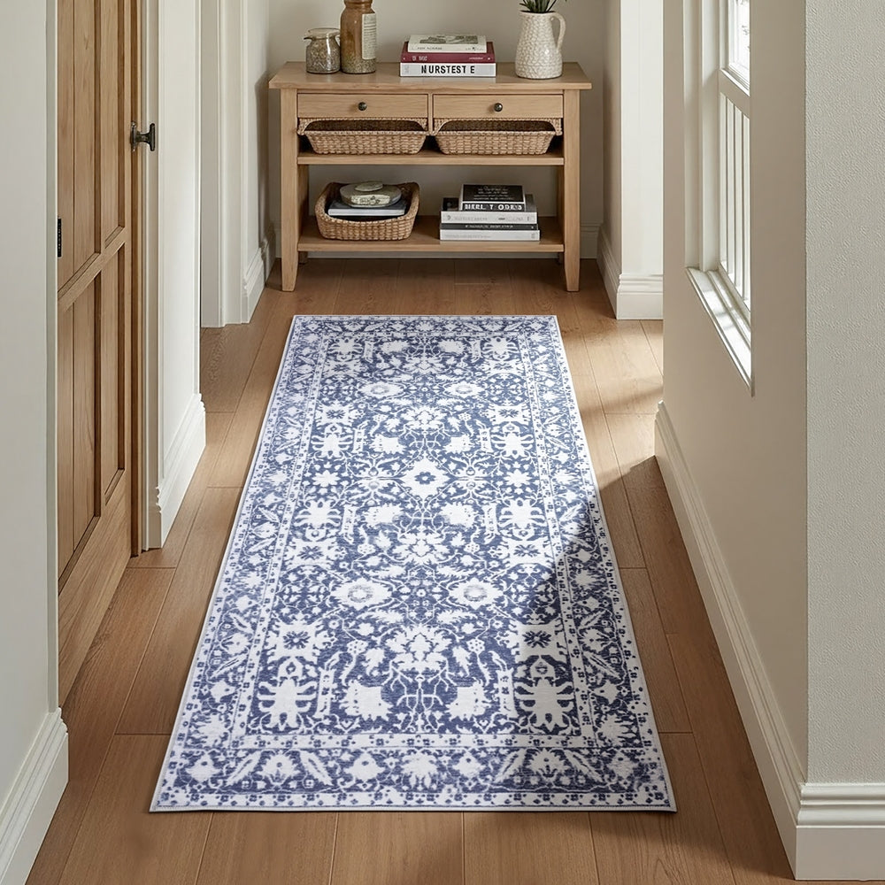 Artiss Runner Rug 80x180cm Soft Velvet Anti-Slip Water-Repellent Kitchen Mat - SuperSaverAU - view 1