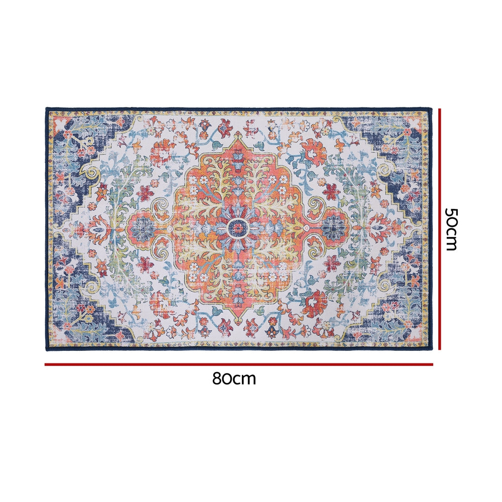 Artiss Bohemian Non-Slip Doormat Rug – 50 x 80cm