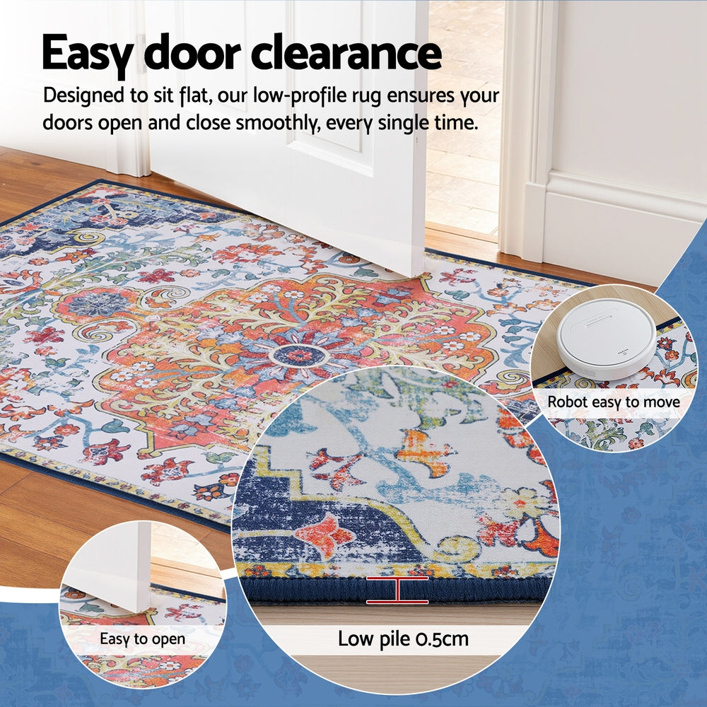 Artiss Bohemian Non-Slip Doormat Rug – 50 x 80cm