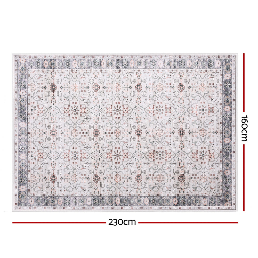 Artiss Washable Geometric Floor Rug – 160 x 230cm