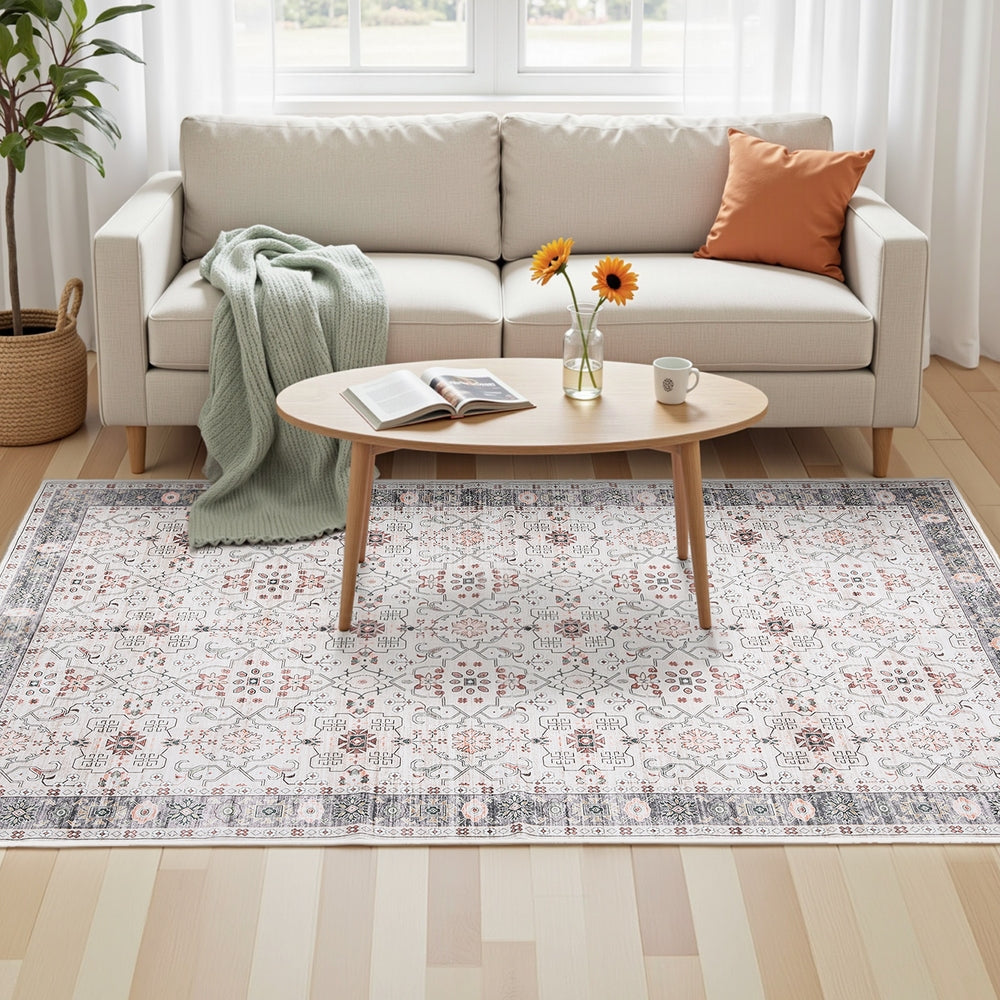 Artiss Washable Geometric Floor Rug – 160 x 230cm