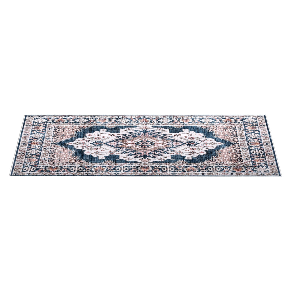 Artiss Washable Persian Floor Rug – Teal & Blush 160 x 230cm