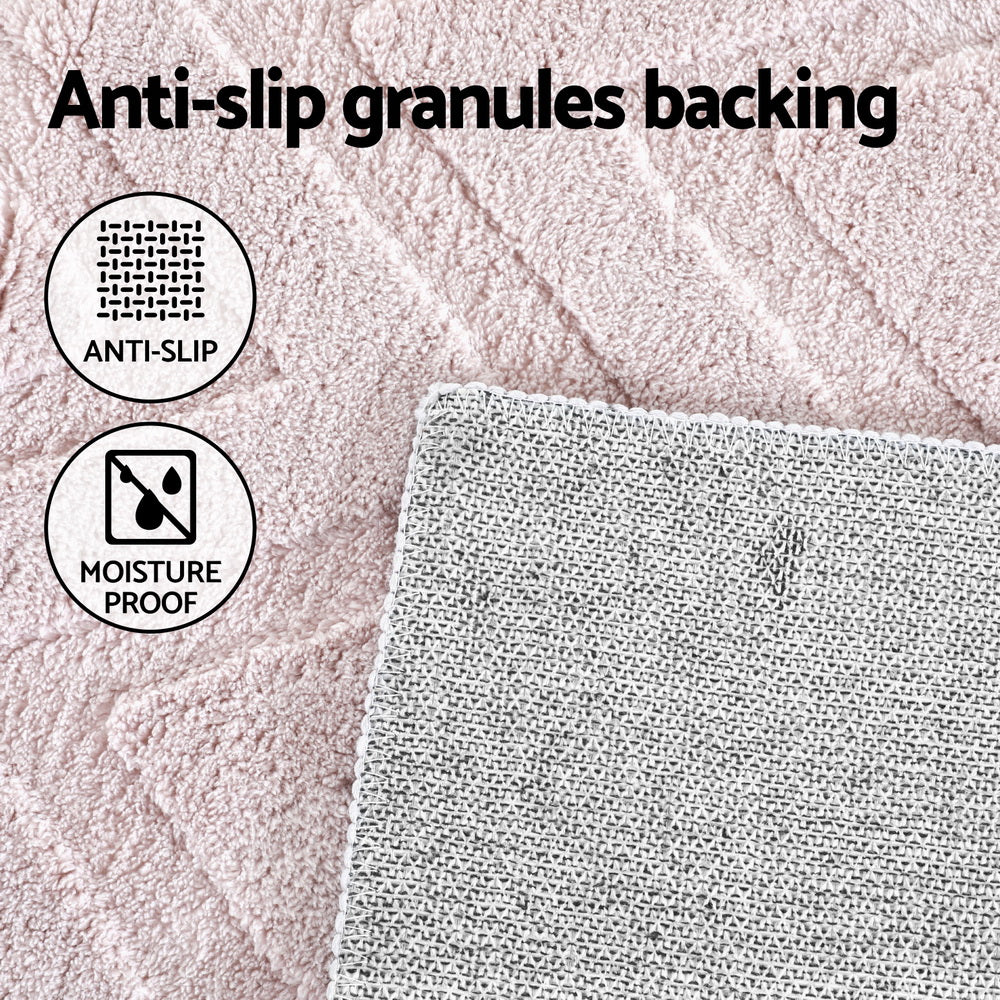 Artiss Azul Floor Rug 160x230cm Jacquard Microfiber Ripple Washable Mat - SuperSaverAU - view 5