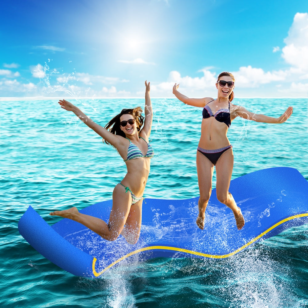 Weisshorn Floating Mat 55x180cm, XPE Foam, Lightweight, UV-Resistant, Blue - SuperSaverAU - view 6