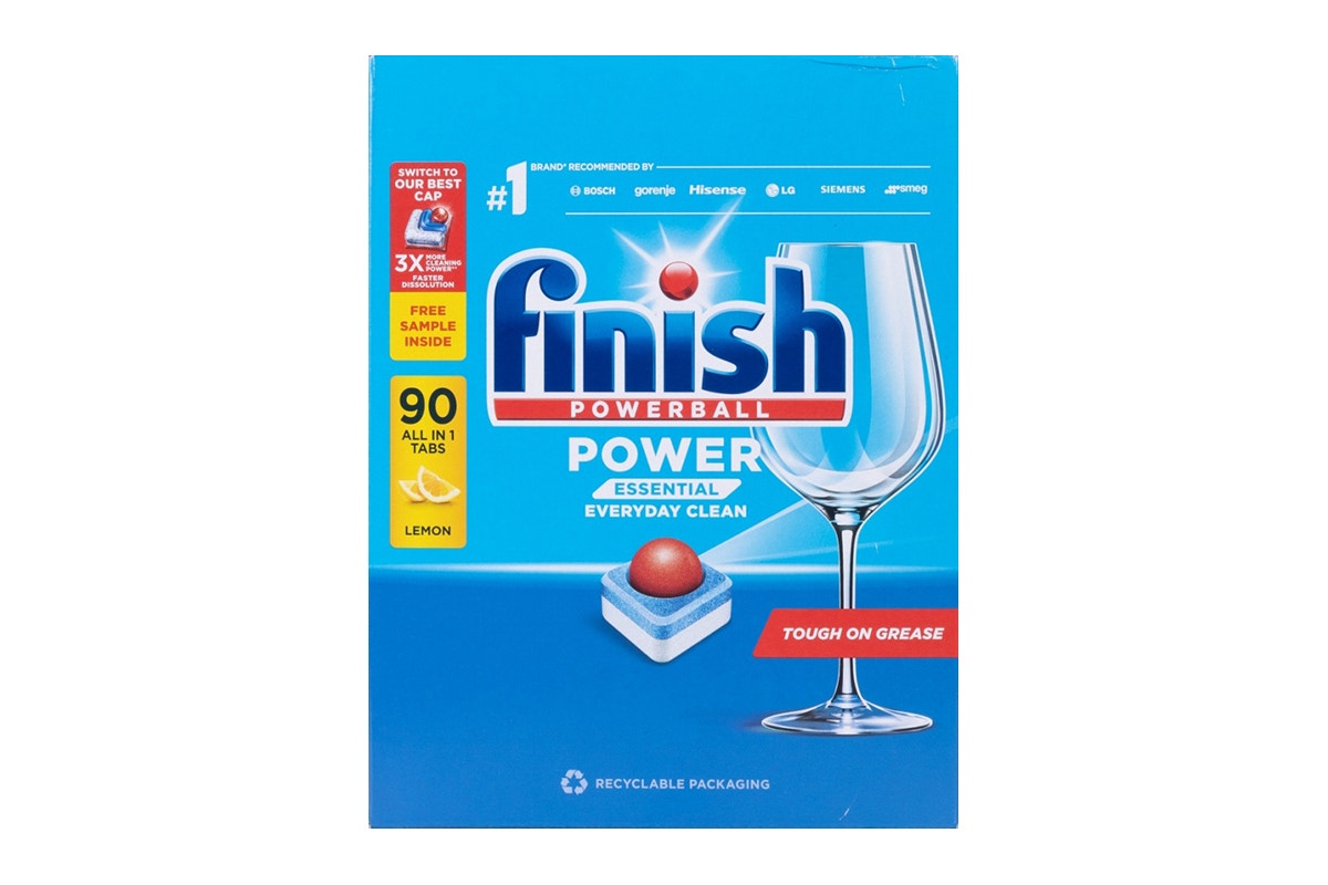 Finish Power Essential Lemon 360 Dishwashing Tablets (4 x 90 Pack)