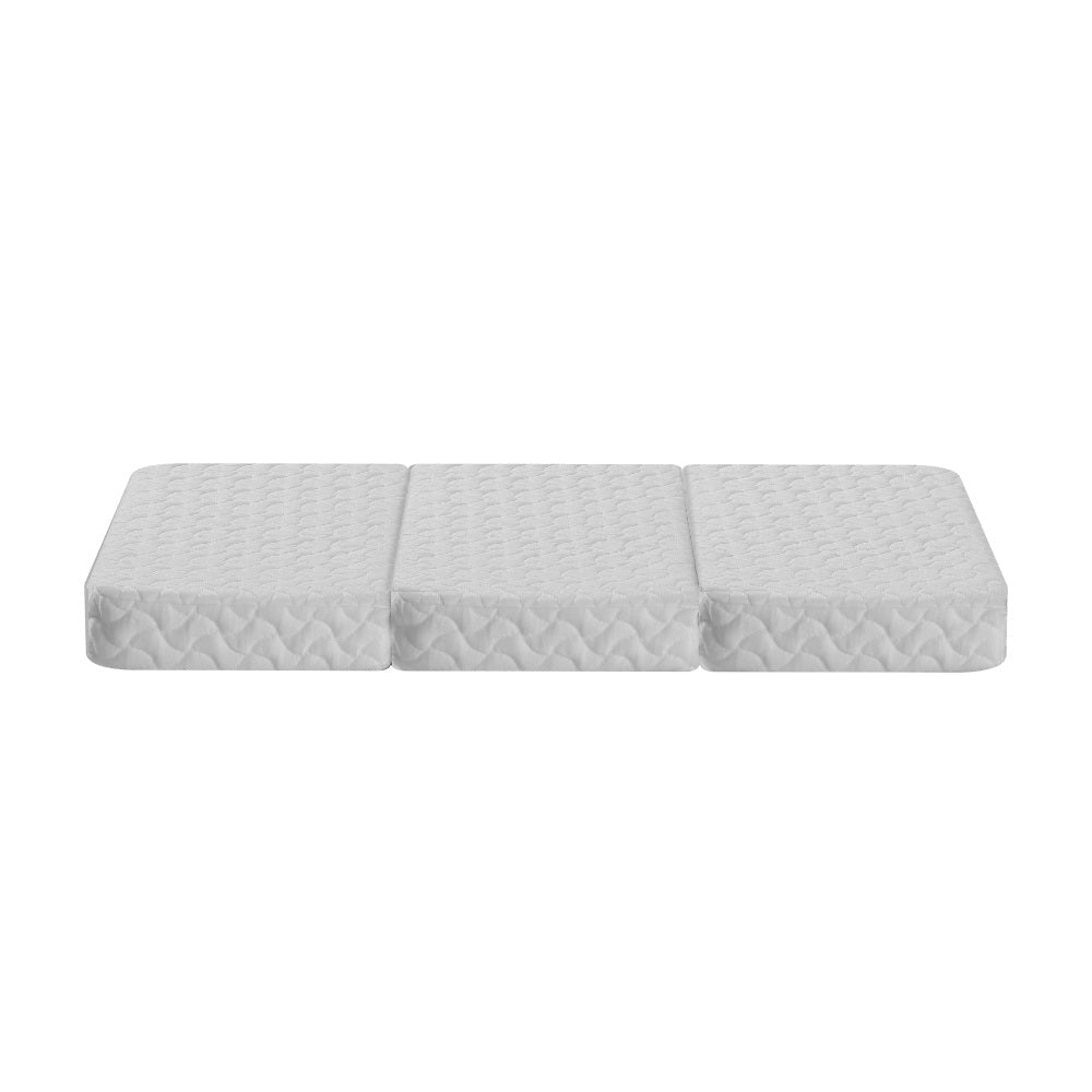 Giselle Bedding Foldable Foam Mattress - Portable Baby Cot Bed, White - SuperSaverAU - view 4