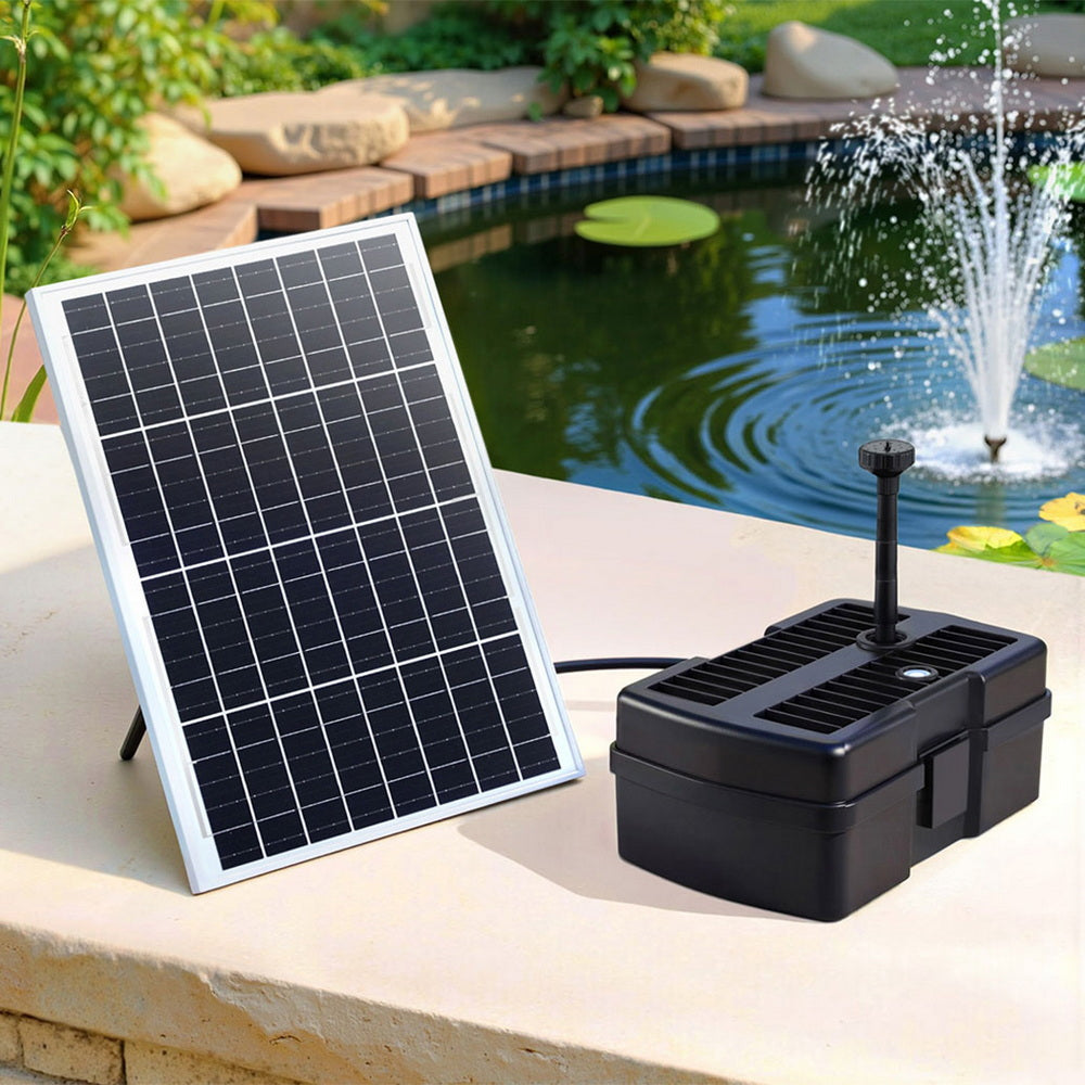 Gardeon Solar Water Pump Fountain 1190L/H 6FT with Adjustable Nozzles - SuperSaverAU - view 1
