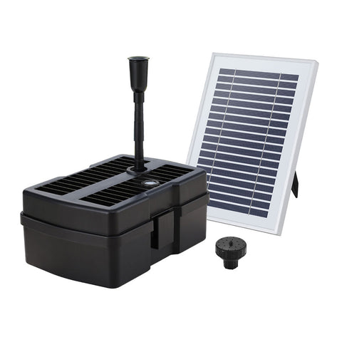 Gardeon Solar-Powered Fountain Pump 4.6FT 470L/H with Filter & Bio Balls - SuperSaverAU - view 1