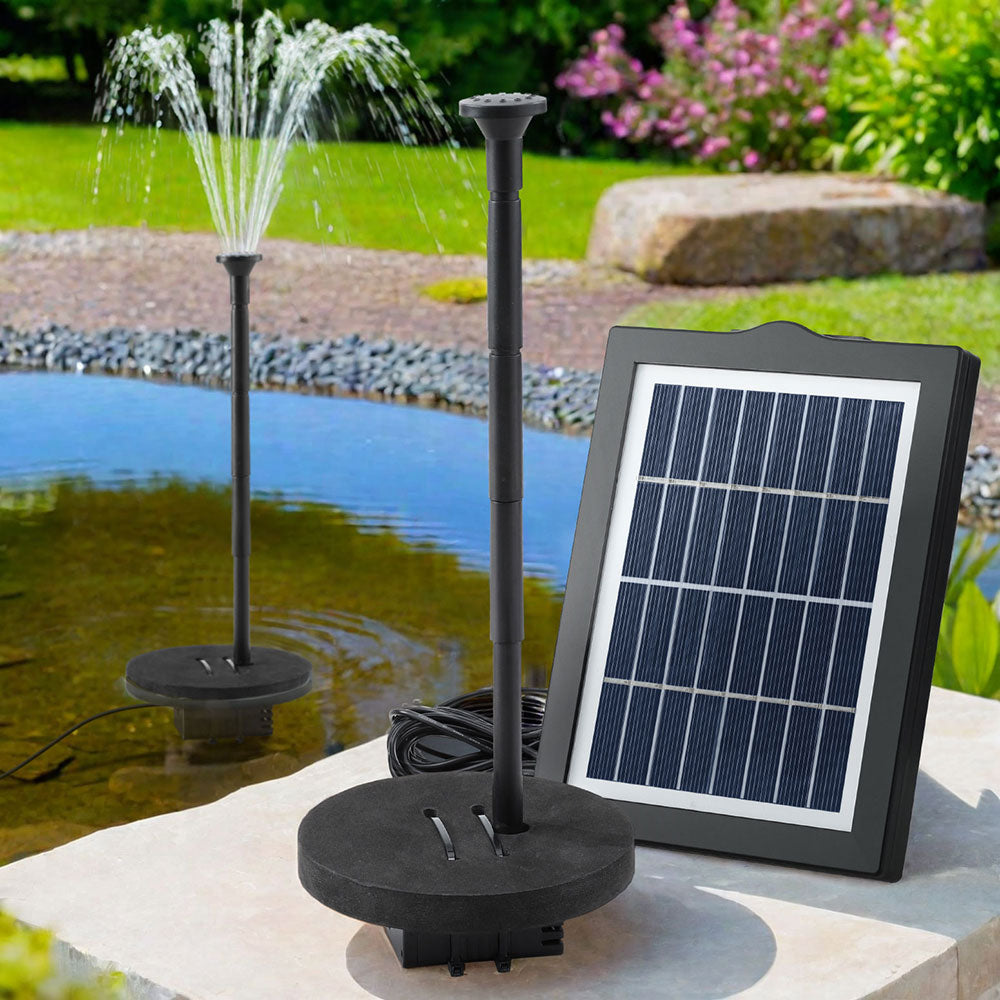 Gardeon Solar Outdoor Fountain Pump 190L/H with 4 Nozzle Options, IP68 - SuperSaverAU - view 6