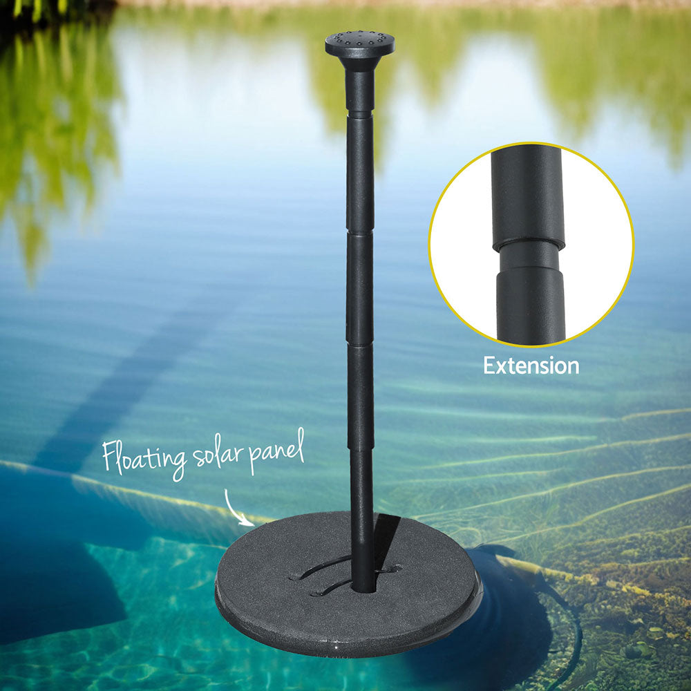 Gardeon Solar Outdoor Fountain Pump 190L/H with 4 Nozzle Options, IP68 - SuperSaverAU - view 5