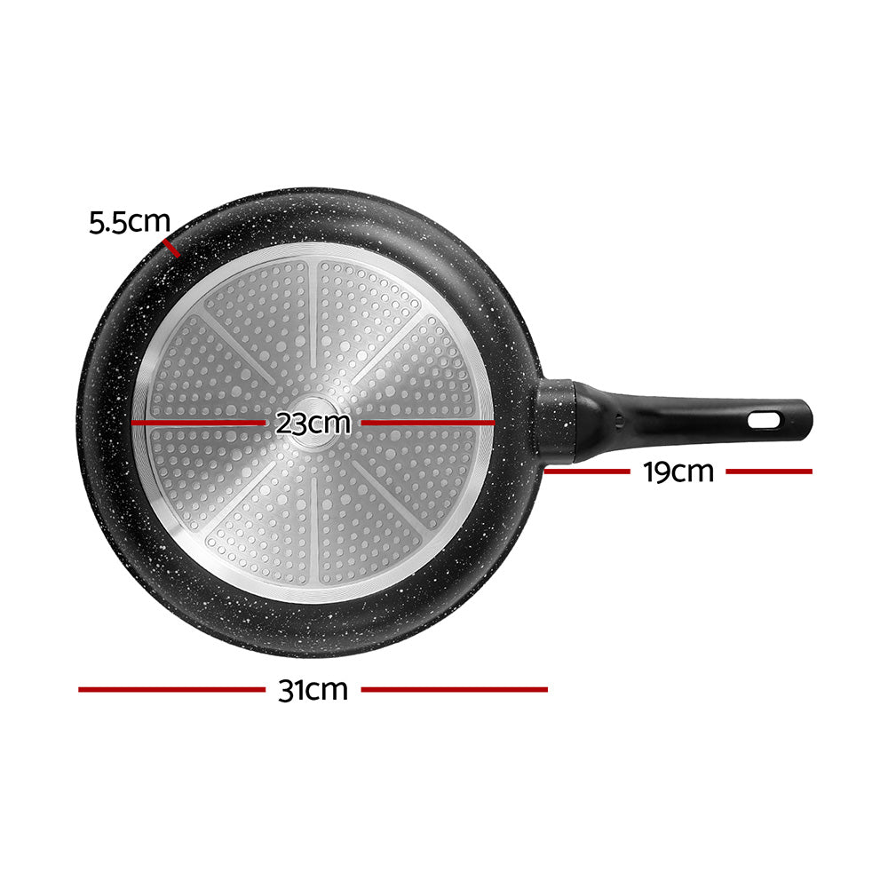 5-Star Chef Cast Aluminium Non-Stick Frying Pan – 30cm
