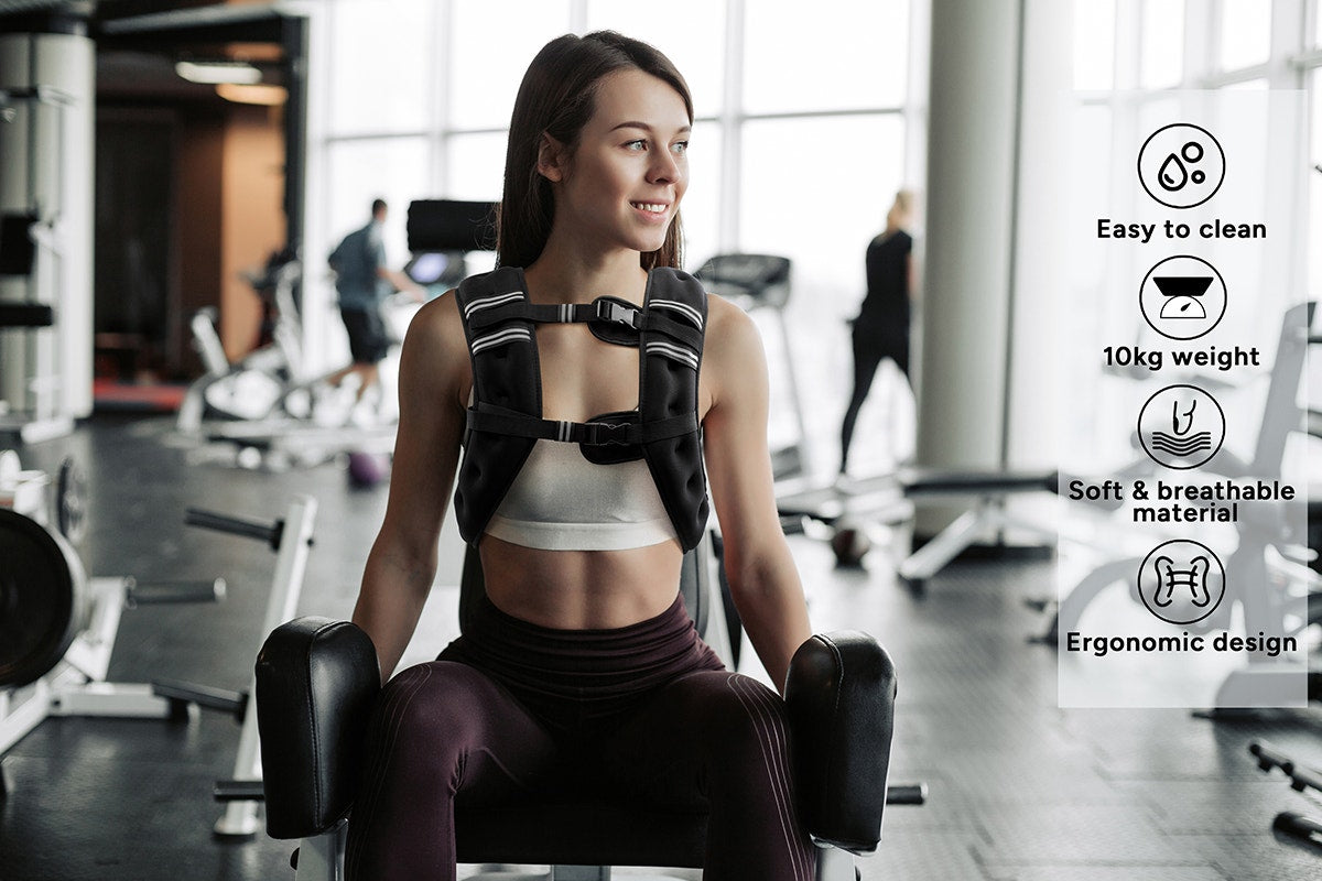 Fortis 10kg Weighted Vest - SuperSaverAU - view 7