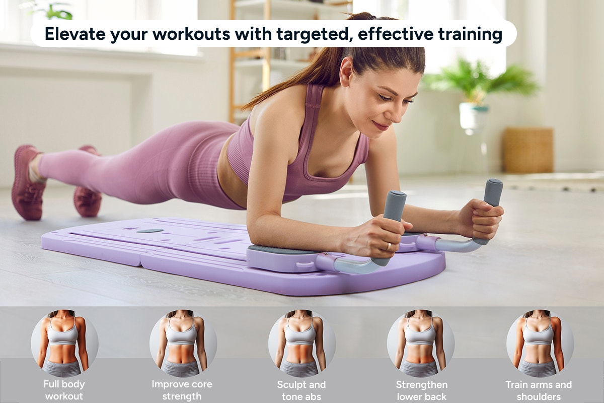 Fortis 5-in-1 Pilates Board Reformer Set - SuperSaverAU - view 4