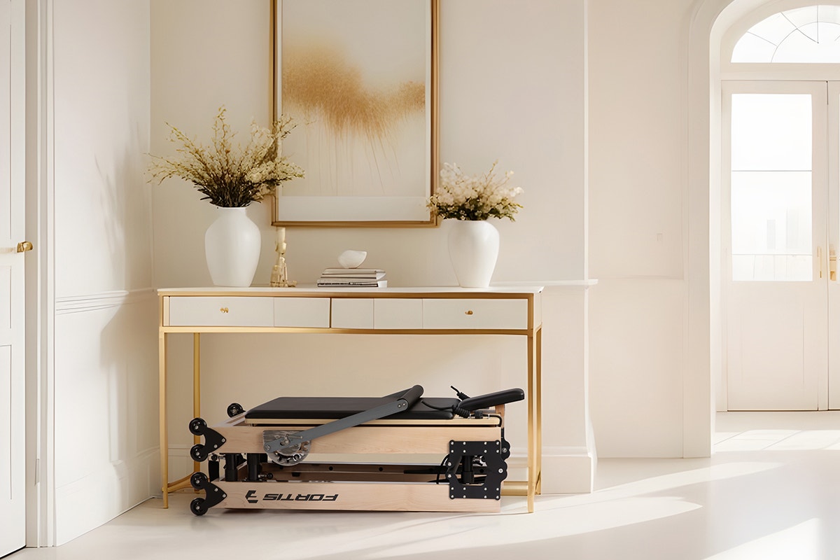 Fortis Premium Foldable Wooden Reformer Pilates Machine