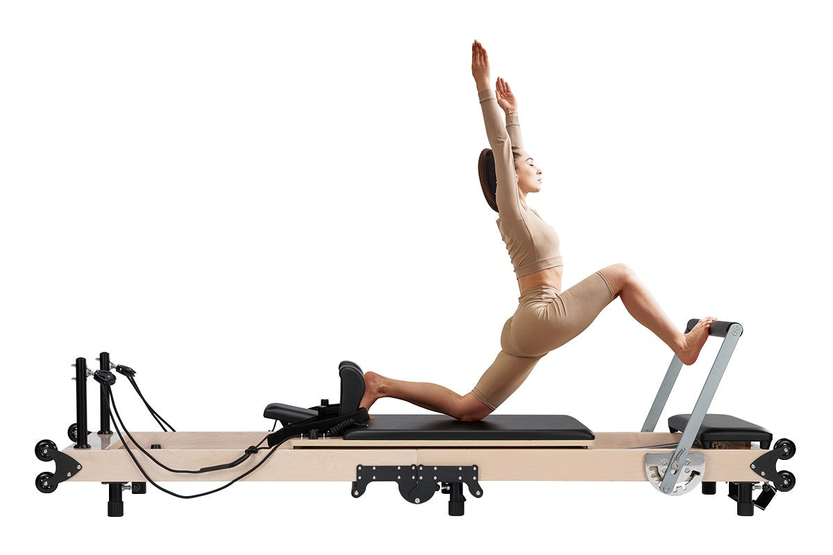 Fortis Premium Foldable Wooden Reformer Pilates Machine