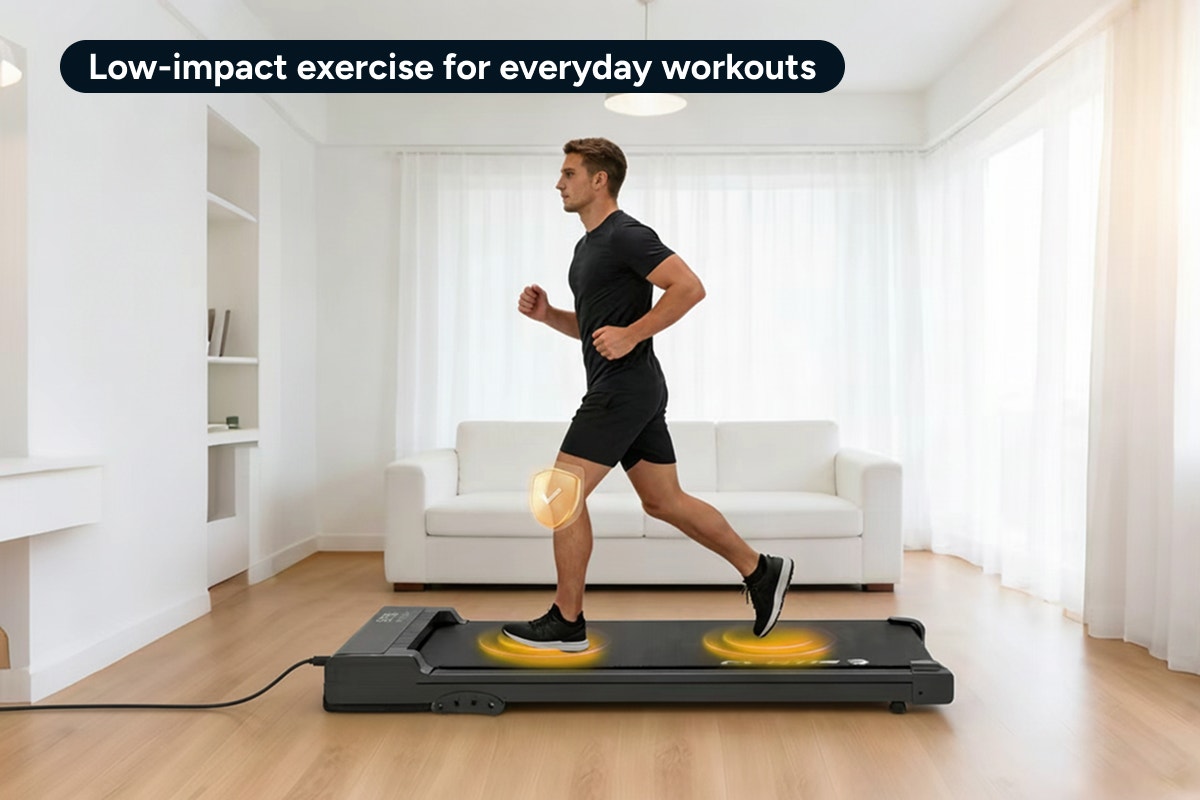Fortis Walking Pad with Incline (Black)