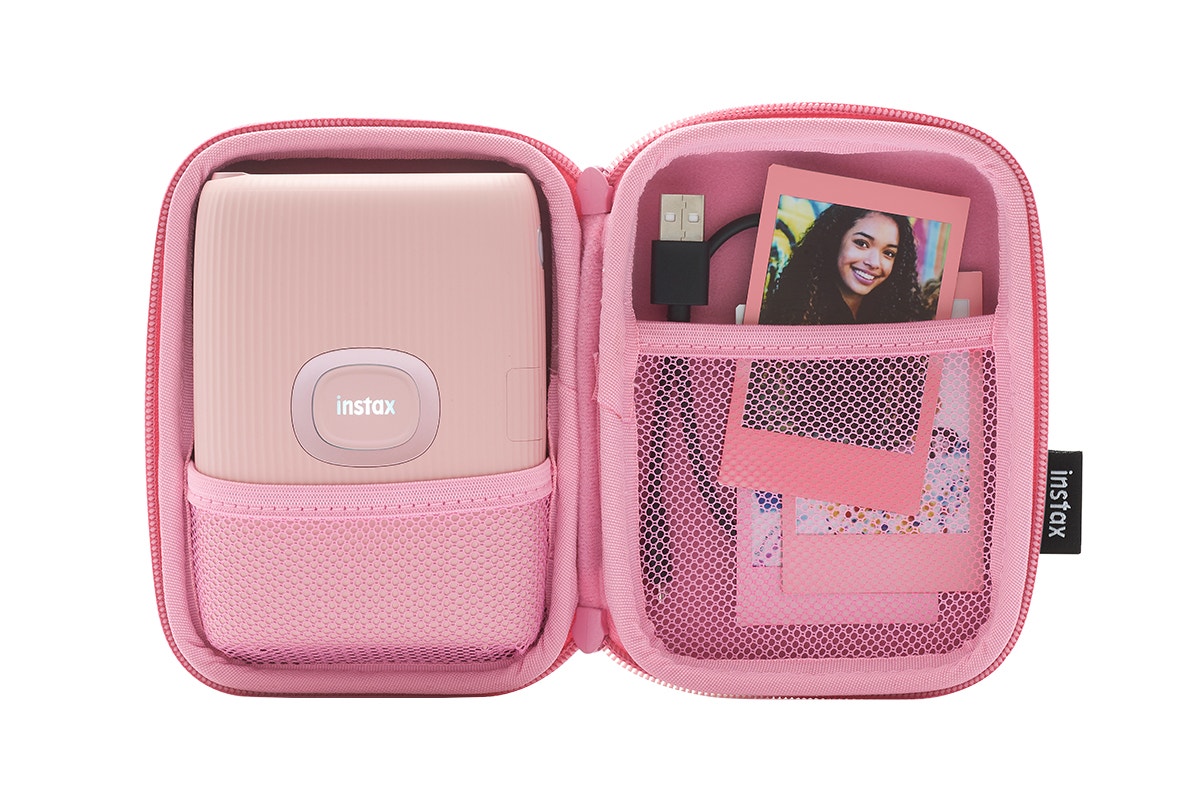 Fujifilm Instax Mini Link 2 Smartphone Printer Bundle (Soft Pink)
