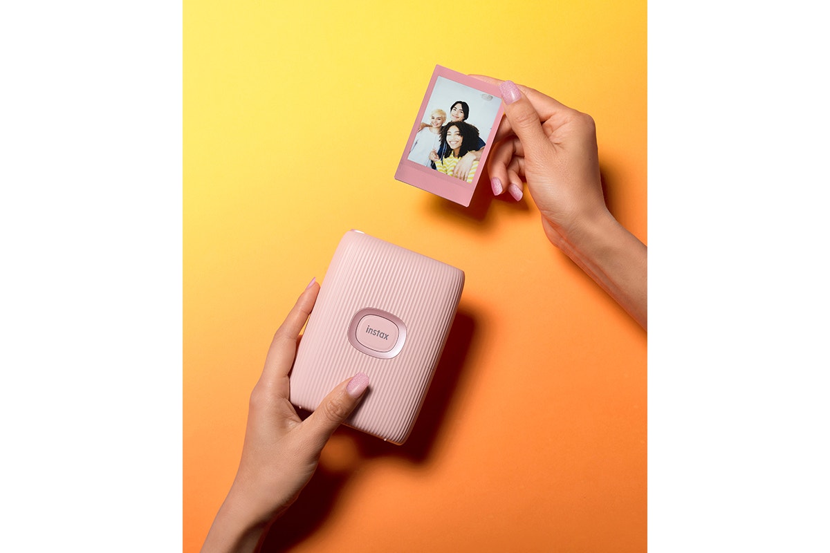Fujifilm Instax Mini Link 2 Smartphone Printer Bundle (Soft Pink)