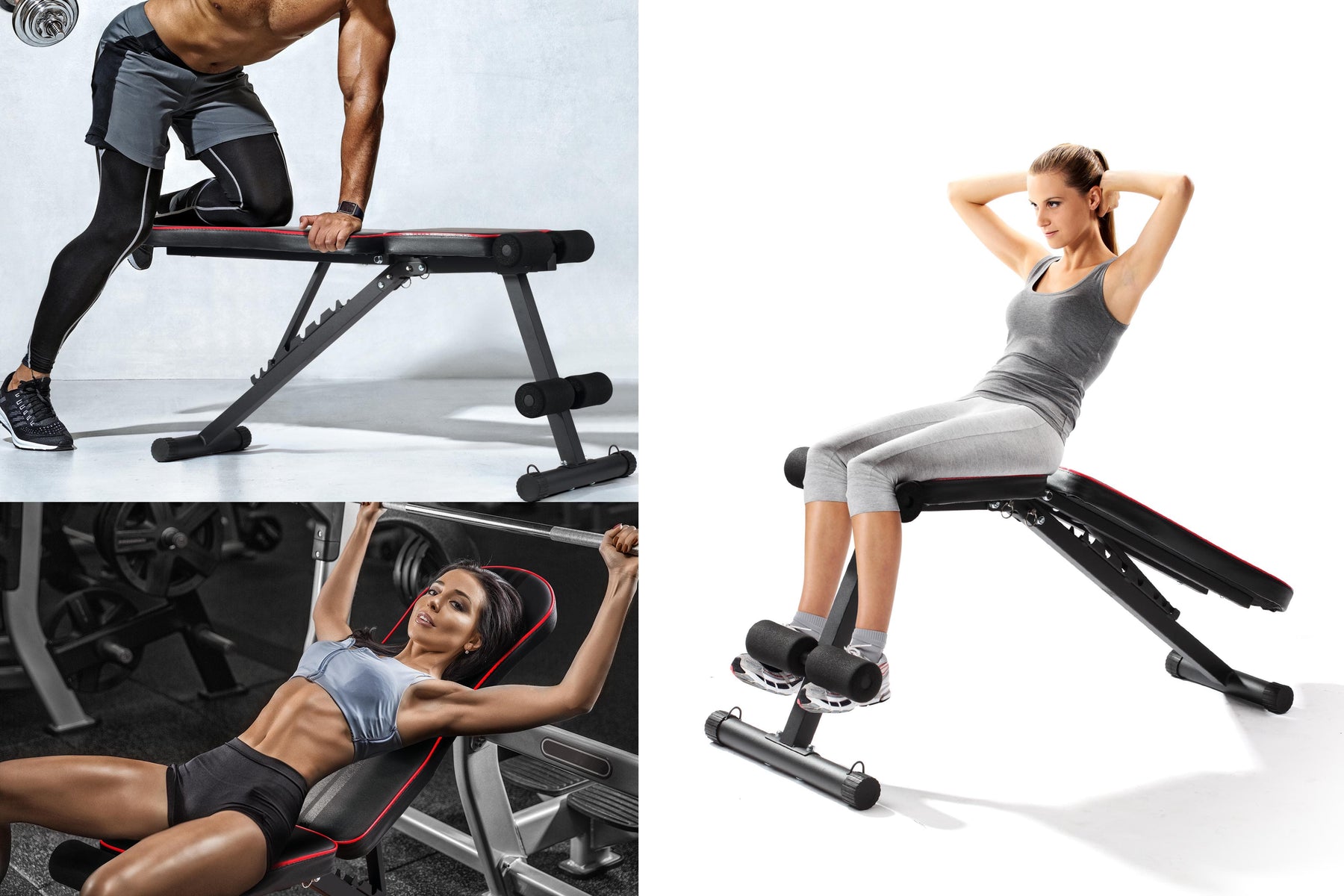 Fortis Adjustable FID Sit Up & Weight Bench | SuperSaverAU