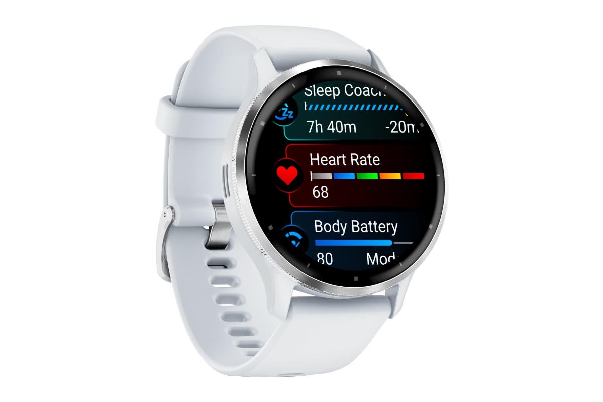 Garmin Venu 3 Smart Sports Watch (Silver/Whitestone, 45mm)