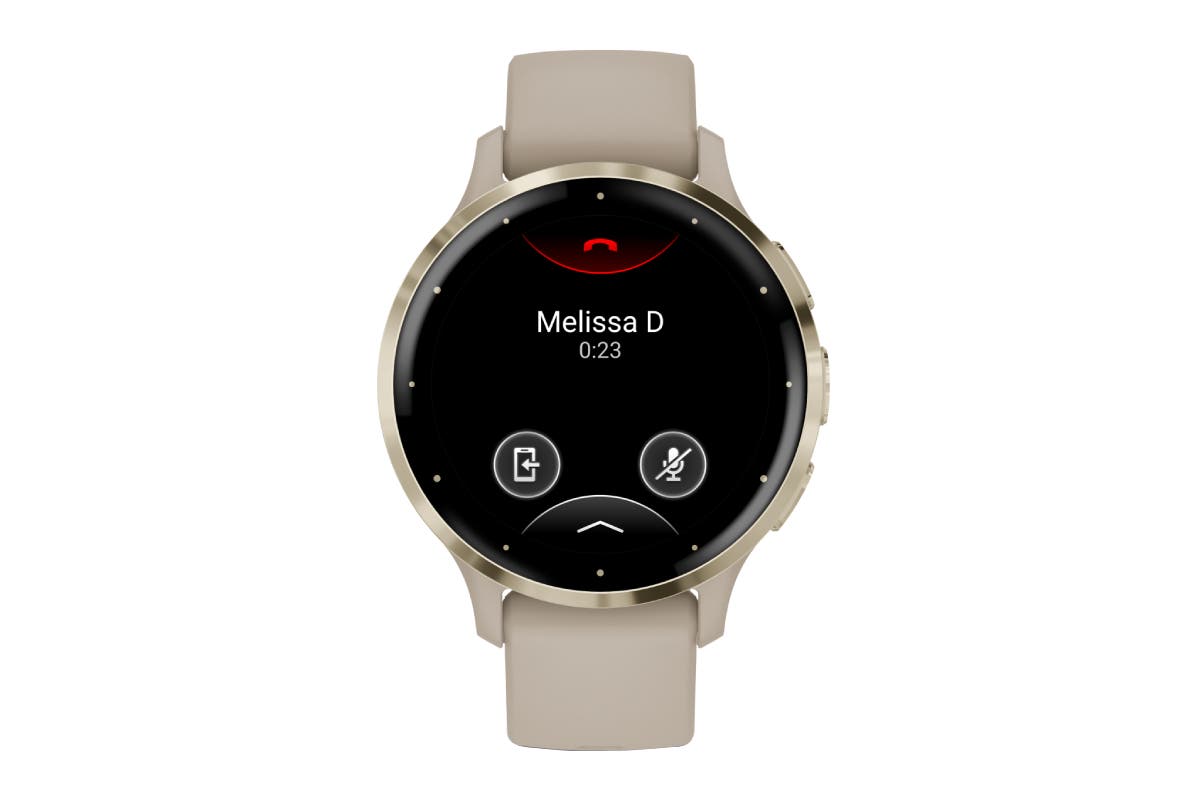 Garmin Venu 3S Smart Sports Watch (French Grey/Soft Gold; 41mm)