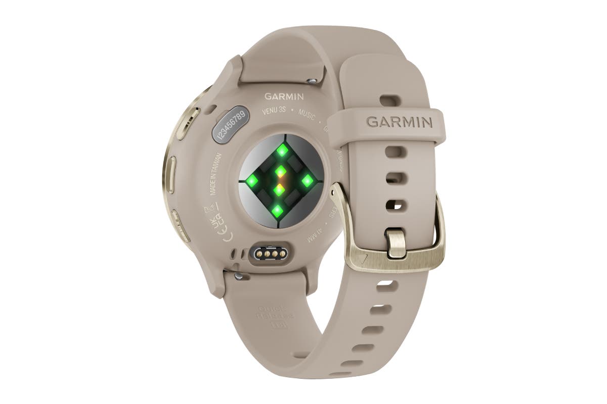 Garmin Venu 3S Smart Sports Watch (French Grey/Soft Gold; 41mm)